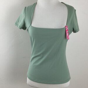 NEW Pumiey Sage Green Top m